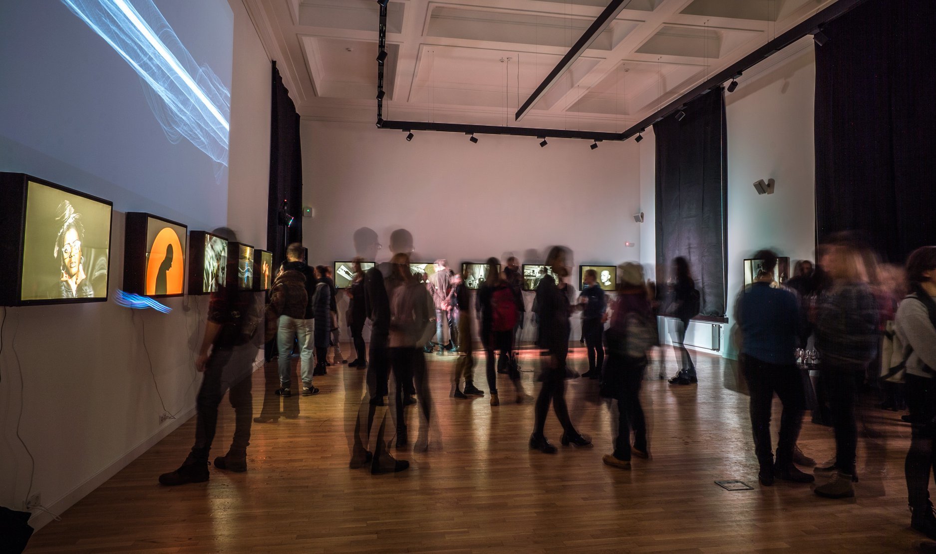 Nanook's photo-audio exhibition at the National Library in Vilnius between January and March 2019